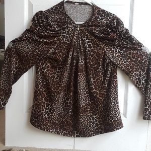 Leopard Print Cardigan